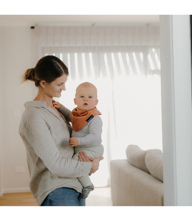 Mum2Mum Mum2Mum Bandana Bib Rust