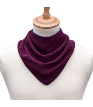 Bibetta Care Bandana Neckerchief Aubergine