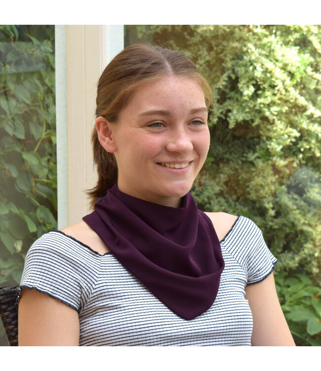 Bibetta Care Bandana Care Design Lätzchen Aubergine