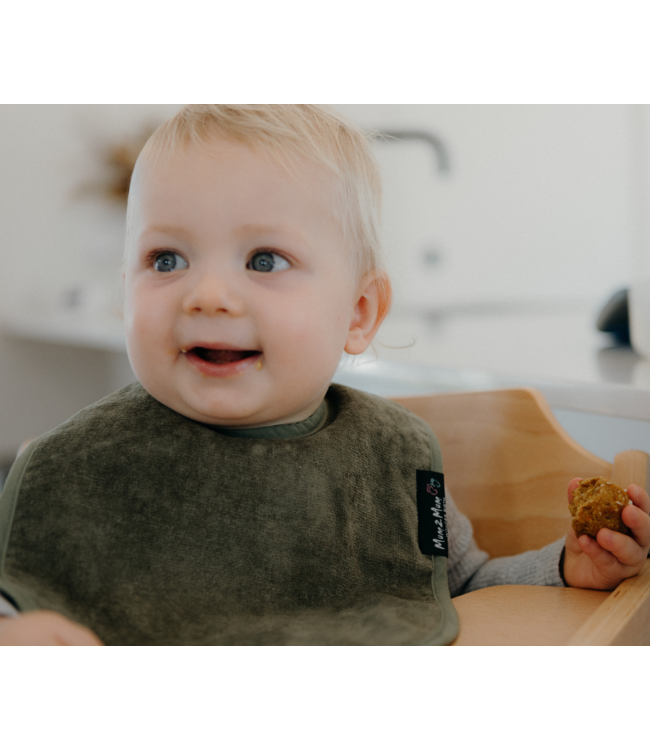 Mum2Mum Mum2Mum Sleeved Bib Large Olive