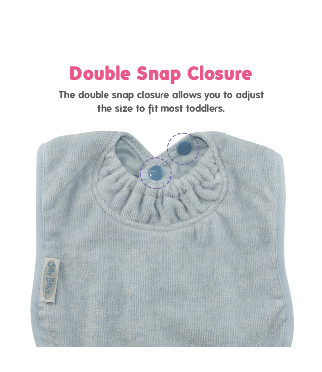 Silly Billyz Snuggly Towel baby blue