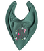 Bandana Bibble slabben Bandana Bibble  HoHoHo groen kersteditie