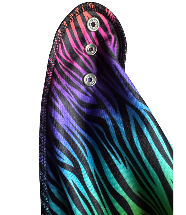 Bandana Bibble slabben Bandana Bibble   Rainbow Zebra