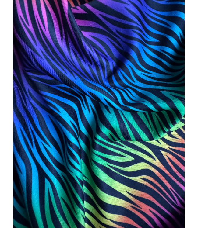 Bandana Bibble slabben Bandana Bibble   Rainbow Zebra