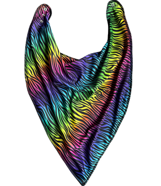 Bandana Bibble slabben Bandana Bibble   Rainbow Zebra