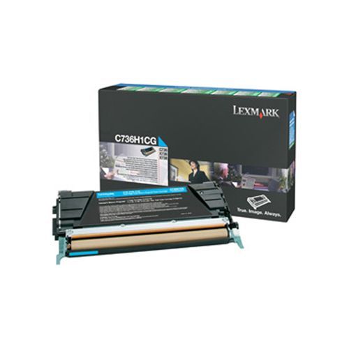 Lexmark C736H1Cg Toner Cyan 10000 Pages Return Original lexmark kopen in de aanbieding