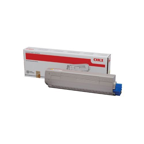 Oki 44844505 Toner Yellow 10000 Pages Original oki kopen in de aanbieding