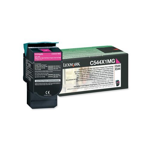 Lexmark C544X1Mg Toner Magenta 4000 Pages Return Original lexmark kopen in de aanbieding