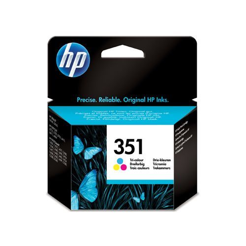 Hp 351 Cb337Ee Ink Color 170 Pages Original hp kopen in de aanbieding