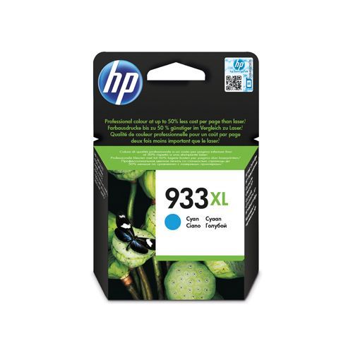 Hp 933Xl Cn054Ae Ink Cyan 825 Pages Original hp kopen in de aanbieding