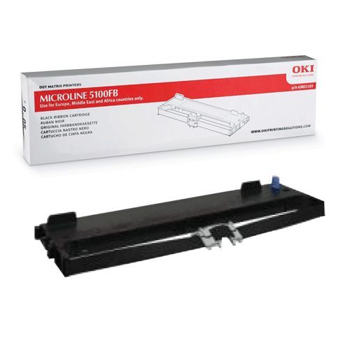 Oki 43821103 Ribbon Black Original oki kopen in de aanbieding