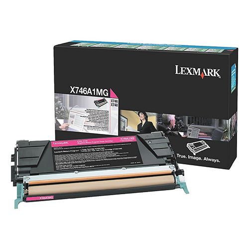 Lexmark X746A1Mg Toner Magenta 7000 Pages Return Original lexmark kopen in de aanbieding