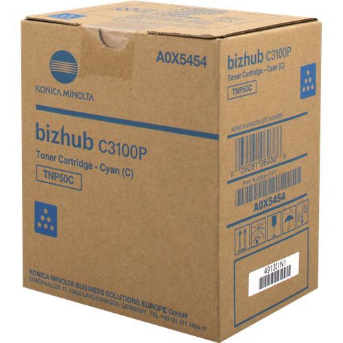 Minolta Tnp 50C A0X5454 Toner Cyan 5000 Pages Original minolta kopen in de aanbieding Minolta Tnp 50C A0X5454 Toner Cyan 5000 Pages Original minolta kopen in de aanbieding