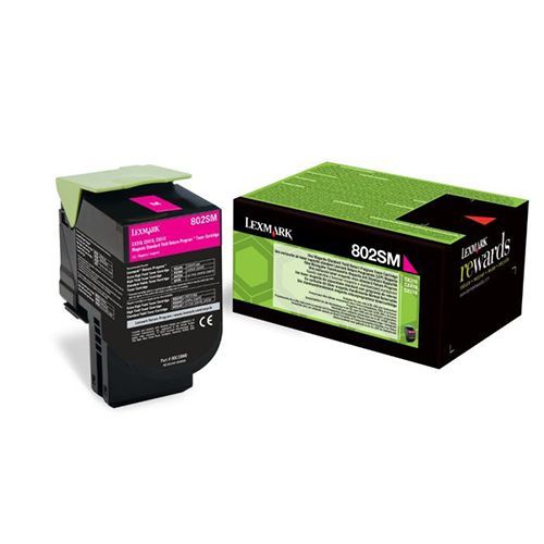 Lexmark 802Sm 80C2Sm0 Toner Magenta 2K Return Original lexmark kopen in de aanbieding