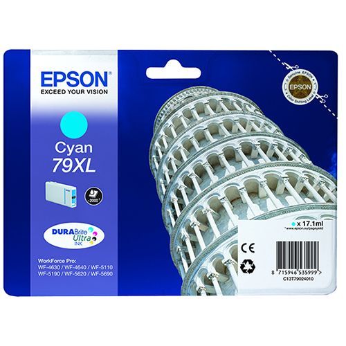 Epson 79Xl C13T79024010 Ink Cyan 2000 Pages Original epson kopen in de aanbieding Epson 79Xl C13T79024010 Ink Cyan 2000 Pages Original epson kopen in de aanbieding