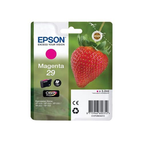 Epson 29 C13T29834010 Ink Magenta 180 Pages Original epson kopen in de aanbieding
