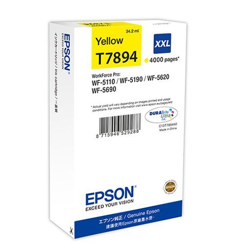 Epson T7894 C13T789440 Ink Yellow 4000 Pages Original epson kopen in de aanbieding Epson T7894 C13T789440 Ink Yellow 4000 Pages Original epson kopen in de aanbieding