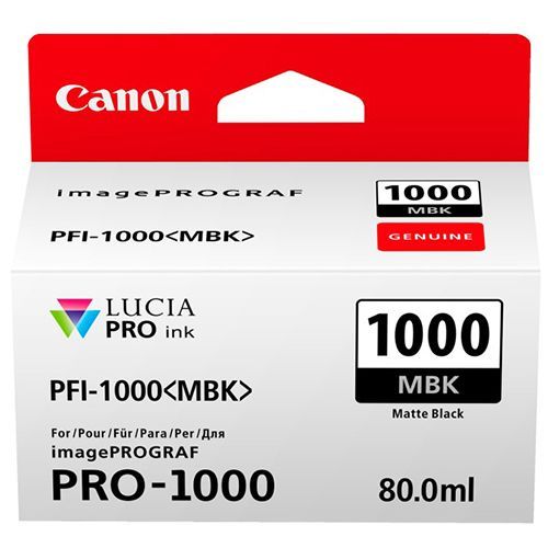 Canon Pfi 1000Mbk 0545C001 Ink Black 5490P Original canon kopen in de aanbieding