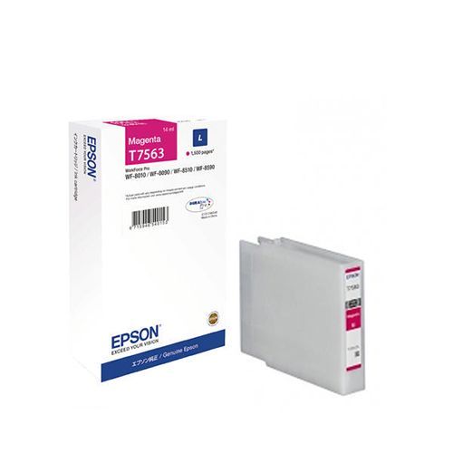 Epson T7563 C13T756340 Ink Magenta 1500 Pages Original epson kopen in de aanbieding Epson T7563 C13T756340 Ink Magenta 1500 Pages Original epson kopen in de aanbieding
