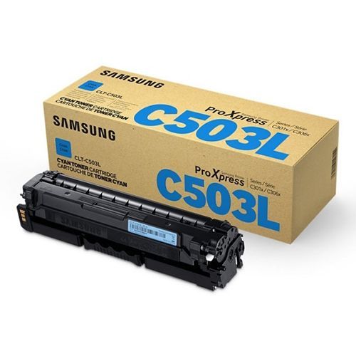 Samsung Clt C503L Su014A Toner Cyan 5000P Original samsung kopen in de aanbieding