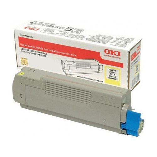 Oki 46507505 Toner Yellow 8000 Pages Original oki kopen in de aanbieding