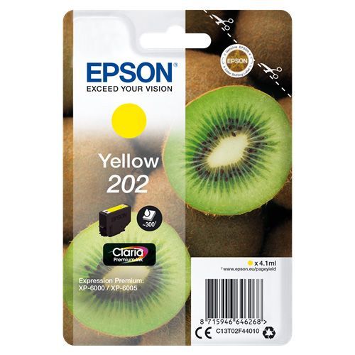 Epson 202 C13T02F44010 Ink Yellow 300 Pages Original epson kopen in de aanbieding Epson 202 C13T02F44010 Ink Yellow 300 Pages Original epson kopen in de aanbieding