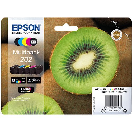 Epson Epson 202 (C13T02E74010) multipack 6,9ml/4x4,1ml (original)