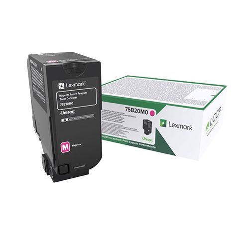 Lexmark 75B20M0 Toner Magenta 10000 Pages Return Original lexmark kopen in de aanbieding