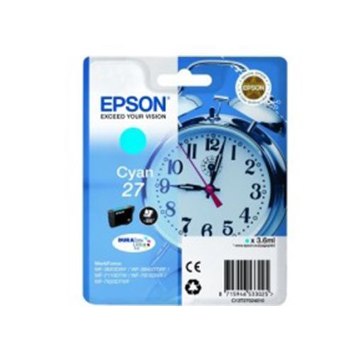 Epson 27 C13T27024010 Ink Cyan 300 Pages Original epson kopen in de aanbieding