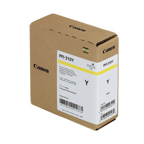 Canon Pfi 310Y 2362C001 Ink Yellow 330Ml Original canon kopen in de aanbieding Canon Pfi 310Y 2362C001 Ink Yellow 330Ml Original canon kopen in de aanbieding