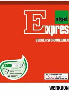 Sigel Expres Werkbonblok Sigel A5 duplo 2x50 bl/wr5