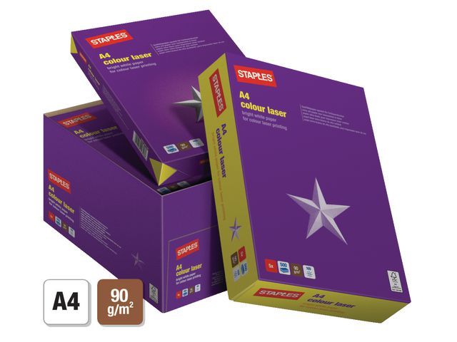 Staples Colour Laser Papier A4 90 Gm Doos 5 X 500 Vel staples kopen in de aanbieding Staples Colour Laser Papier A4 90 Gm Doos 5 X 500 Vel staples kopen in de aanbieding