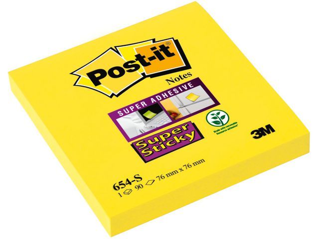 Postit Post It Super Sticky Neon Mono Colour Pack 76 X 76 Mm 90 Vel Narcisgeel Pak 12 X 90 postit kopen in de aanbieding Postit Post It Super Sticky Neon Mono Colour Pack 76 X 76 Mm 90 Vel Narcisgeel Pak 12 X 90 postit kopen in de aanbieding