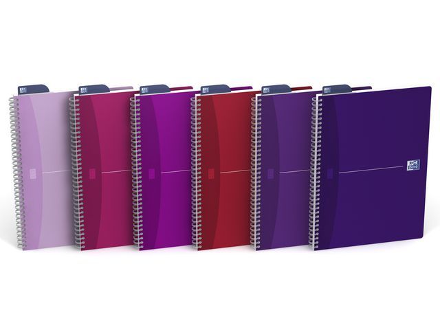 Oxford Office Beauty Spiraalblok A4 Gelijnd Pak 5 Stuks oxford kopen in de aanbieding