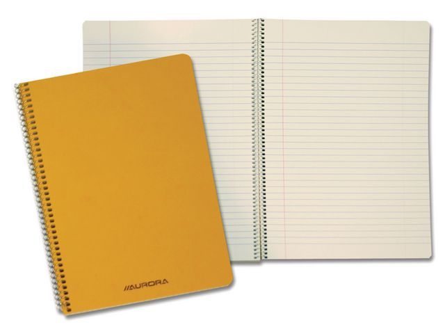 Aurora Spiraalblok A4 120 Blz Gelijnd Pak 10 Stuks aurora kopen in de aanbieding