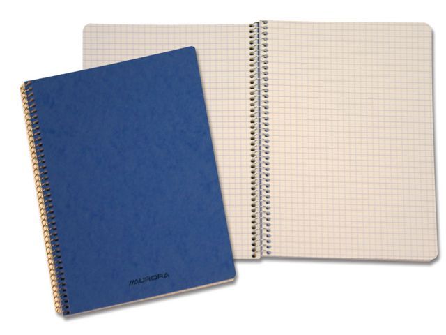Aurora Spiraalblok 210 X 165 Mm 120 Blz Geruit 5 Mm Pak 10 Stuks aurora kopen in de aanbieding