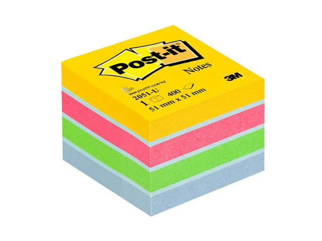 Postit Post It Notes Minikubus 51 X 51 Mm Diverse Leuke En Mooie Kleuren 400 Vellen 2051 Je postit kopen in de aanbieding Postit Post It Notes Minikubus 51 X 51 Mm Diverse Leuke En Mooie Kleuren 400 Vellen 2051 Je postit kopen in de aanbieding