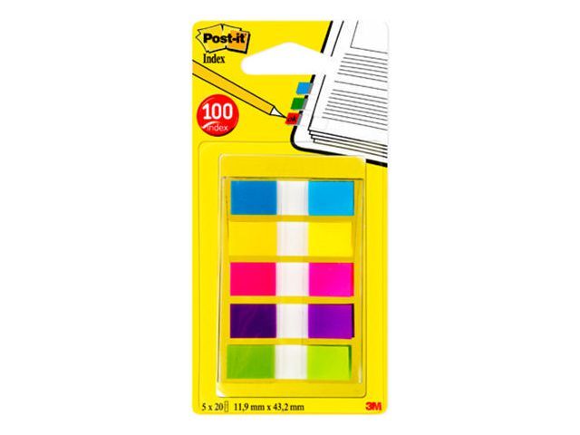 Postit Post It Index Smal 12 Mm 5 X 20 Indexen postit kopen in de aanbieding Postit Post It Index Smal 12 Mm 5 X 20 Indexen postit kopen in de aanbieding