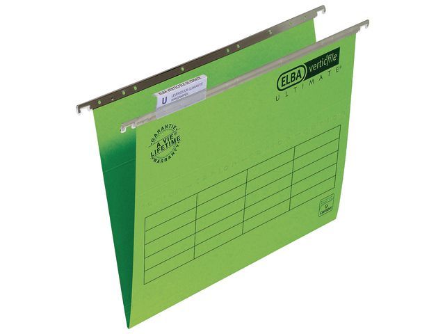 Elba Hangmap Verticfile Ultimate Verticaal Folio V Bodem Groen Doos 25 Stuks elba kopen in de aanbieding