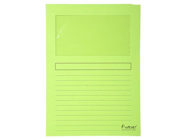 Exacompta Insteekmap Met Venster Forever L Model A4 120 Gm Lichtgroen Pak 100 Stuks exacompta kopen in de aanbieding Exacompta Insteekmap Met Venster Forever L Model A4 120 Gm Lichtgroen Pak 100 Stuks exacompta kopen in de aanbieding