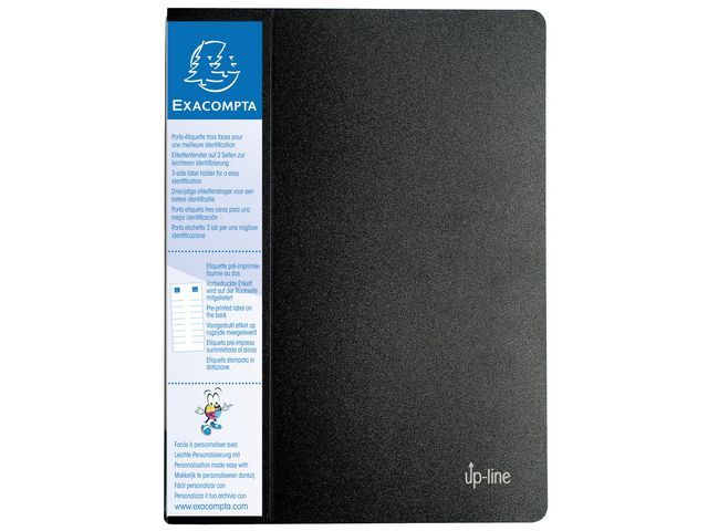 Exacompta Showalbum Up Line 80 Tassen Zwart exacompta kopen in de aanbieding