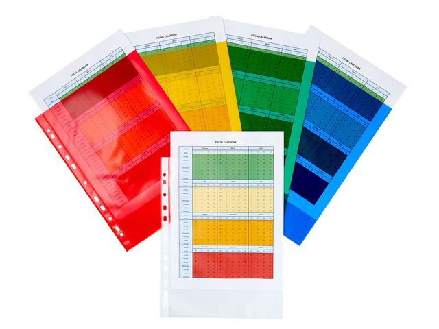 Staples Standard Plus Gekleurde Insteekhoezen A4 007 Transparant Met Verstevigde Randen Diverse Verschillende Kleuren Rood Blauw Groen Geel Polypropyleen 302 X 230 Mm Pak 25 Stuks staples kopen in de aanbieding Staples Standard Plus Gekleurde Insteekhoezen A4 007 Transparant Met Verstevigde Randen Diverse Verschillende Kleuren Rood Blauw Groen Geel Polypropyleen 302 X 230 Mm Pak 25 Stuks staples kopen in de aanbieding