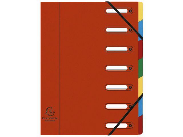 Exacompta Sorteermap Nature Future 7 Vakken Rood exacompta kopen in de aanbieding Exacompta Sorteermap Nature Future 7 Vakken Rood exacompta kopen in de aanbieding