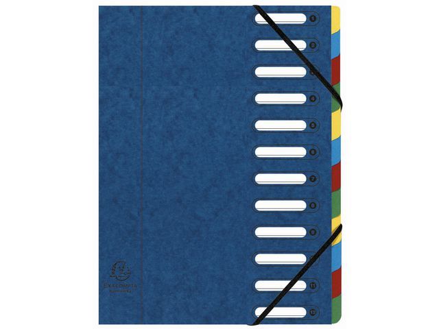 Exacompta Sorteermap Nature Future 12 Vakken Blauw exacompta kopen in de aanbieding Exacompta Sorteermap Nature Future 12 Vakken Blauw exacompta kopen in de aanbieding