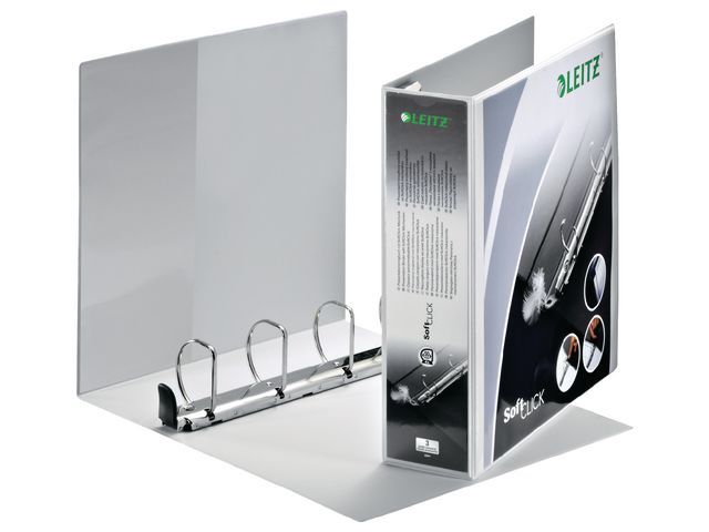 Leitz Presentatieringband Softclick Ringcapaciteit 50 Mm 4 Rings Wit leitz kopen in de aanbieding