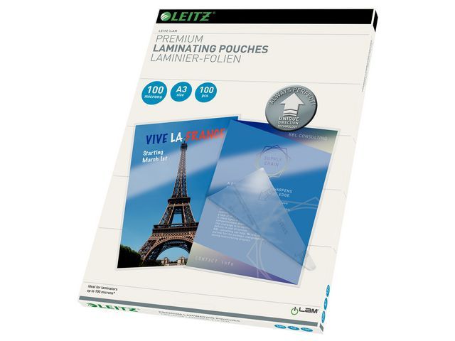 Leitz Lamineerhoes Udt A3 100 Micron Pak Stuks leitz kopen in de aanbieding Leitz Lamineerhoes Udt A3 100 Micron Pak Stuks leitz kopen in de aanbieding