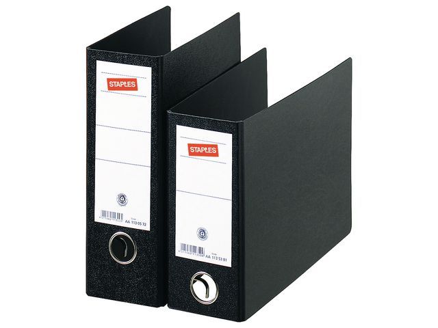 Staples Ordner A3 Dwars Rugbreedte 80 Mm Zwart staples kopen in de aanbieding