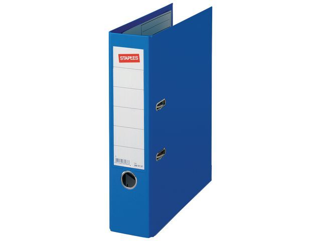 Staples Ordner Premium Rugbreedte 80 Mm Blauw staples kopen in de aanbieding