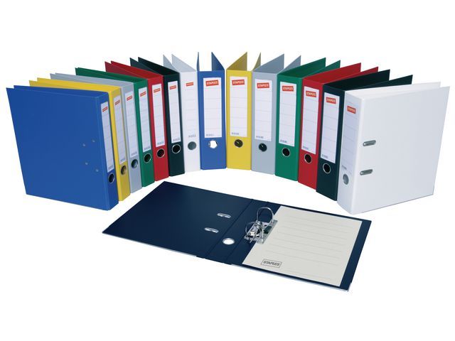 Staples Ordner Premium Rugbreedte 50 Mm Zwart staples kopen in de aanbieding
