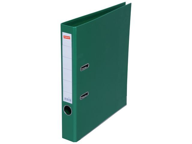 Staples Ordner Premium Rugbreedte 50 Mm Groen staples kopen in de aanbieding